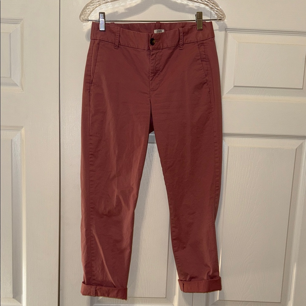 J. Crew Dusty Pink Trousers